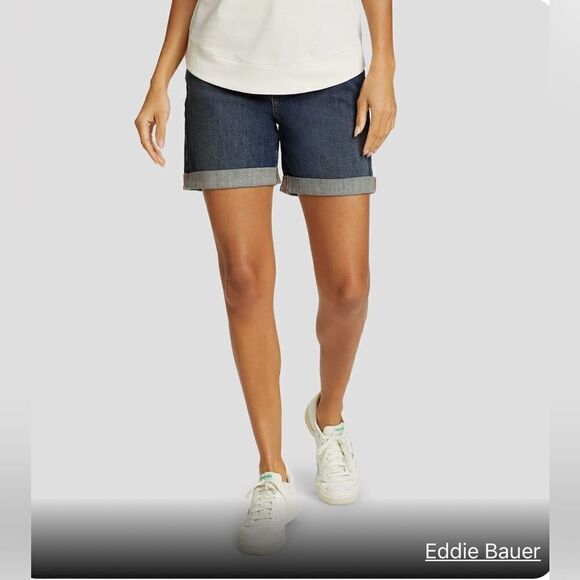NWOT … EDDIE BAUER “Size: 4” Denim Shorts - Picture 1 of 6